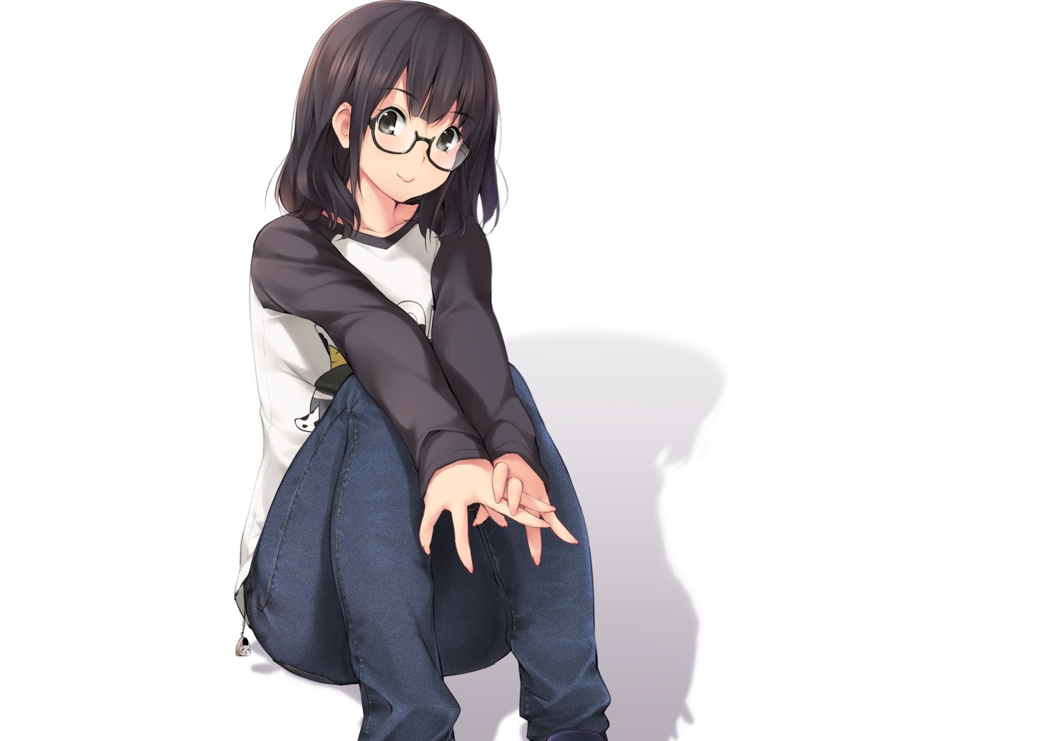 Hình ảnh anime girl đeo kính dễ thương, cool, cute nhất