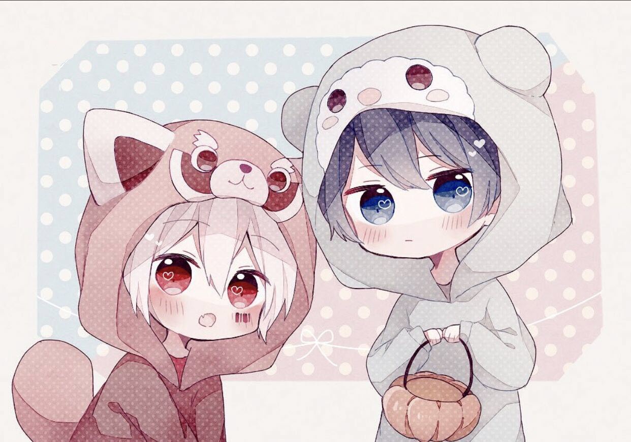 Top hơn 60 về hình nền anime chibi cặp đôi cute hay nhất  cdgdbentreeduvn