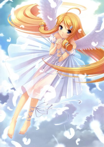 Hình ảnh anime thiên thần siêu đáng yêu