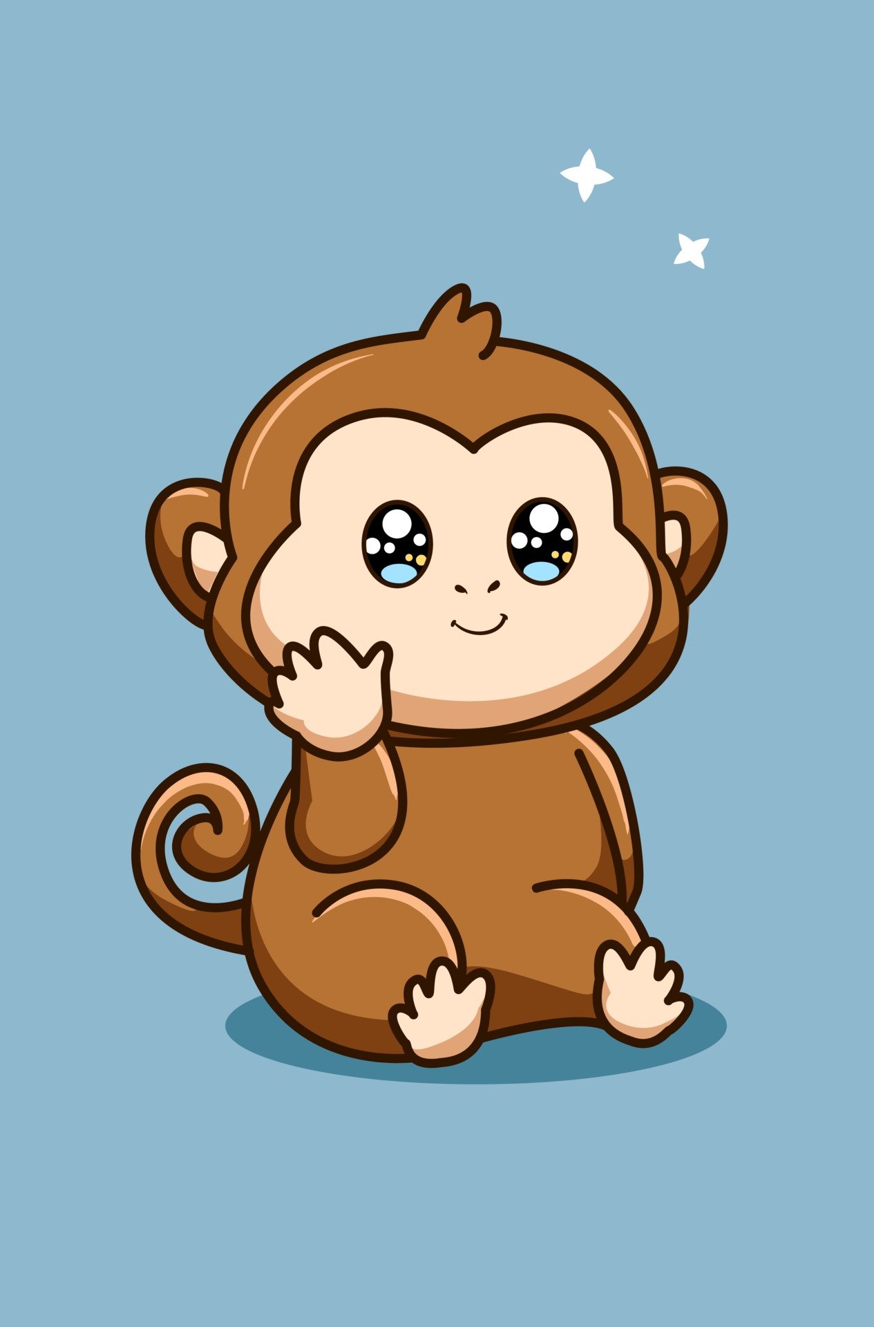 Chi tiết 61 về hình nền con khỉ dễ thương mới nhất  cdgdbentreeduvn