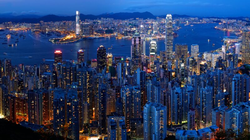 Hình ảnh nền thành phố HongKong