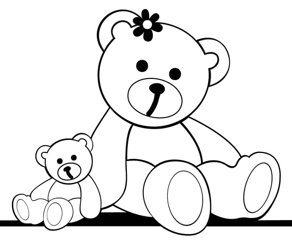 100 tranh tô màu Con Gấu Trúc cho bé tập tô màu