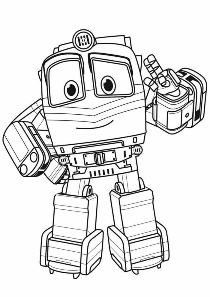 Vẽ hình 44 Vẽ và tô màu con robot dễ thương  Drawing and colouring A  cute robot  YouTube