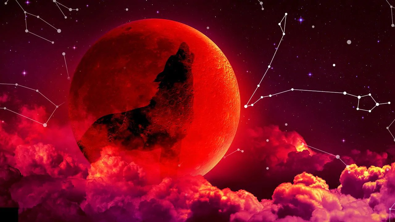 Choáng ngợp với hình ảnh trăng máu đẹp đỏ và hiếm