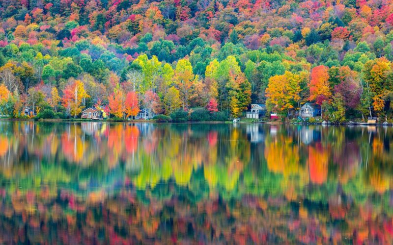 Hình ảnh thiên nhiên đẹp nhất thế giới mùa thu nhiều màu sắc tuyệt vời