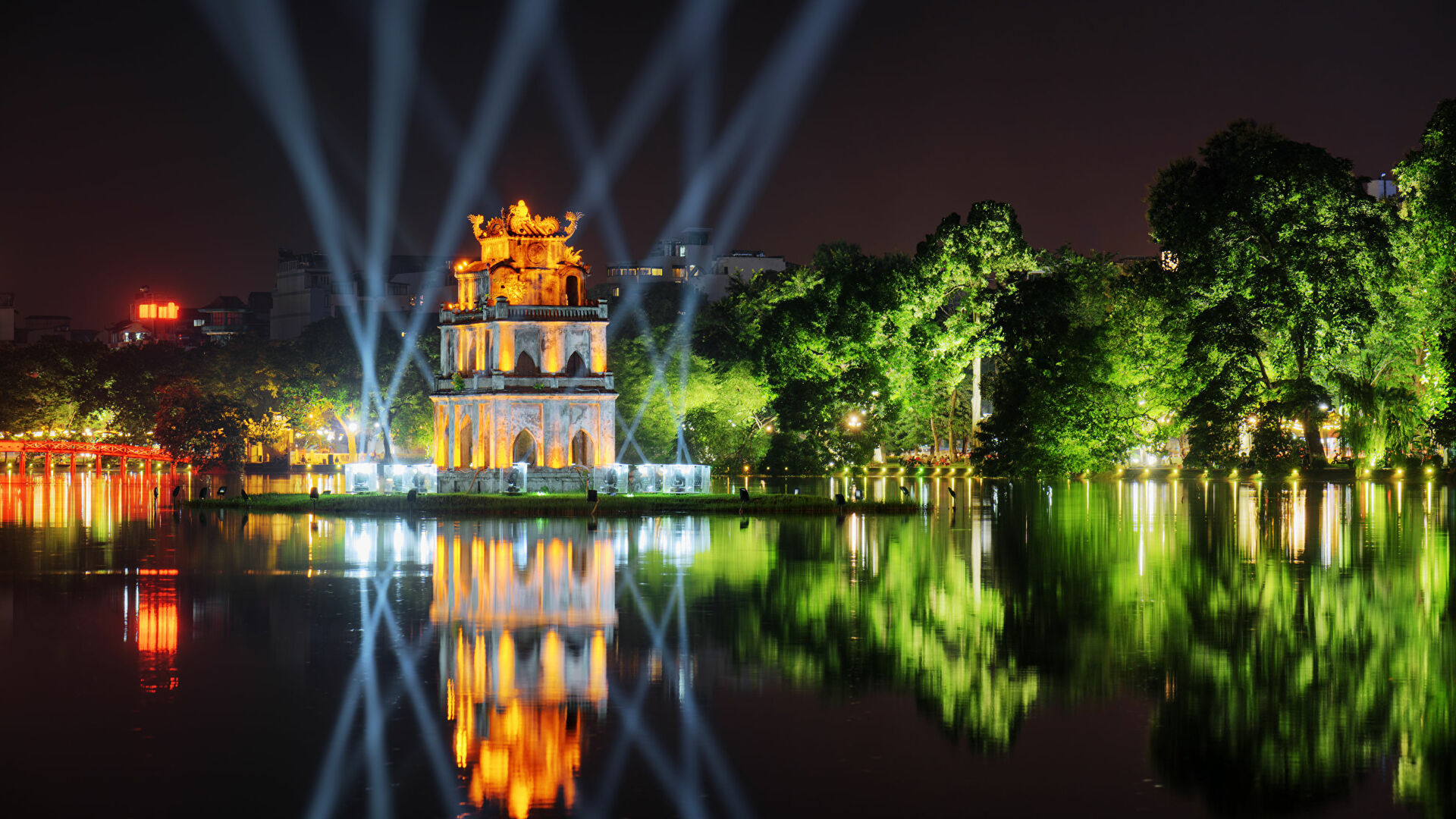 Hình nền du lịch đêm ngôi đền Việt Nam Hà Nội 3030x2033 947428 Hình nền đẹp hd WallHere