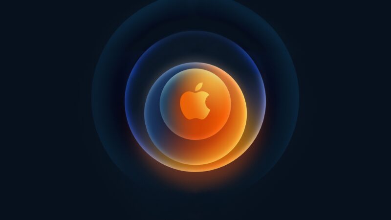 Hình nền Macbook logo apple