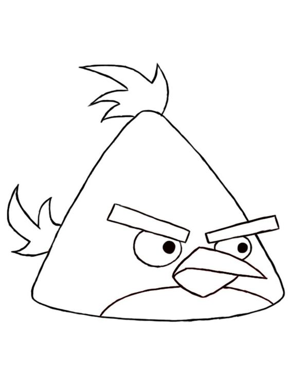 Tranh Tô Màu Angry Birds Ngộ Nghĩnh, Đáng Yêu Nhất