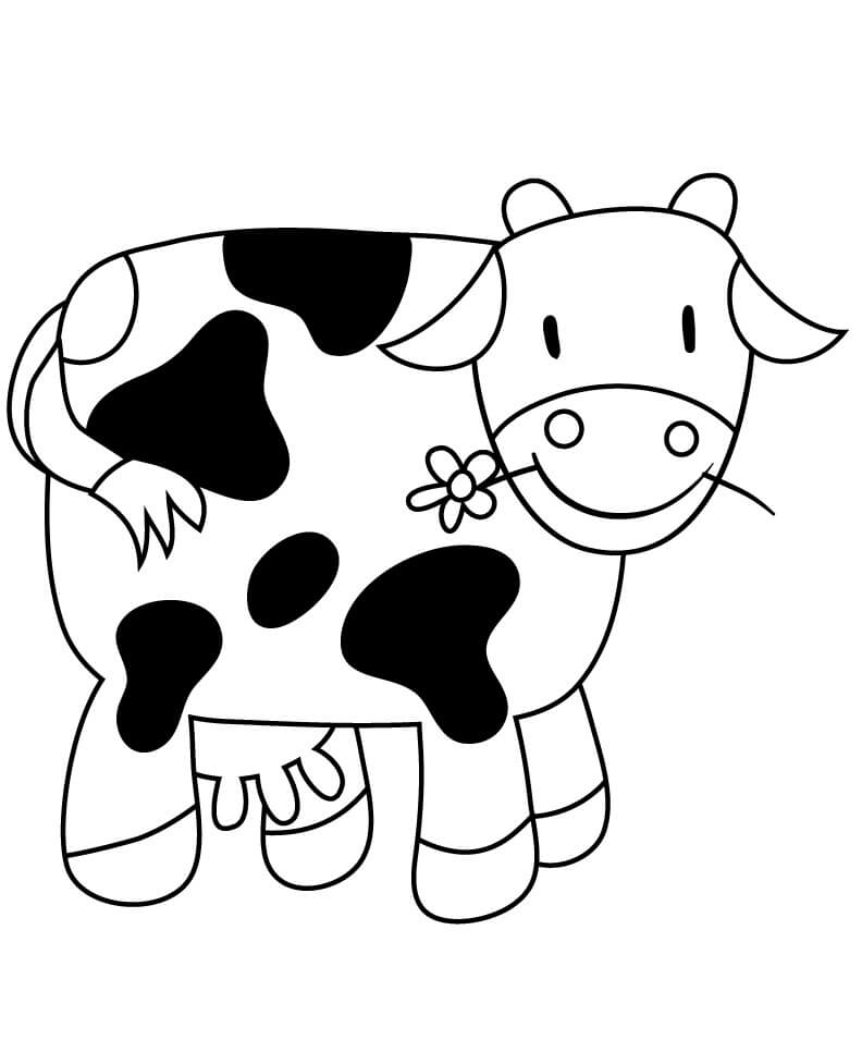 Xem Ngay Cách vẽ con bò sữa cute đơn giản dễ thương ngộ nghĩnh cho bé   Thiết Kế Xinh