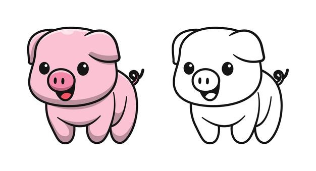 Xem Hơn 48 Ảnh Về Hình Vẽ Con Lợn Cute - Daotaonec
