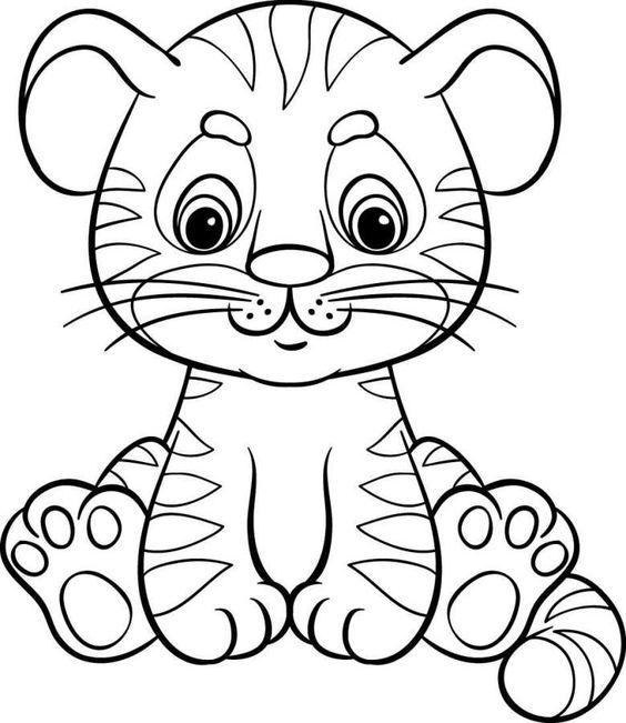 Xem hơn 100 ảnh về hình vẽ con hổ cute  daotaonec