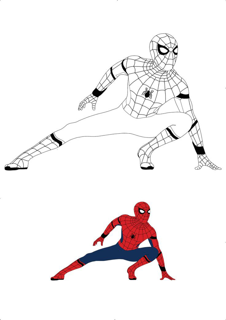 How to draw SPIDER MAN  Cách vẽ Người Nhện  YouTube