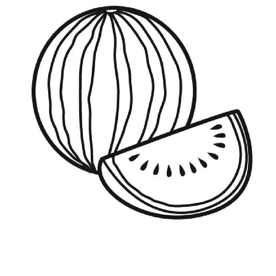 Vẽ Dưa Hấu Draw a Watermelon piece  Ve Dua hau  YouTube
