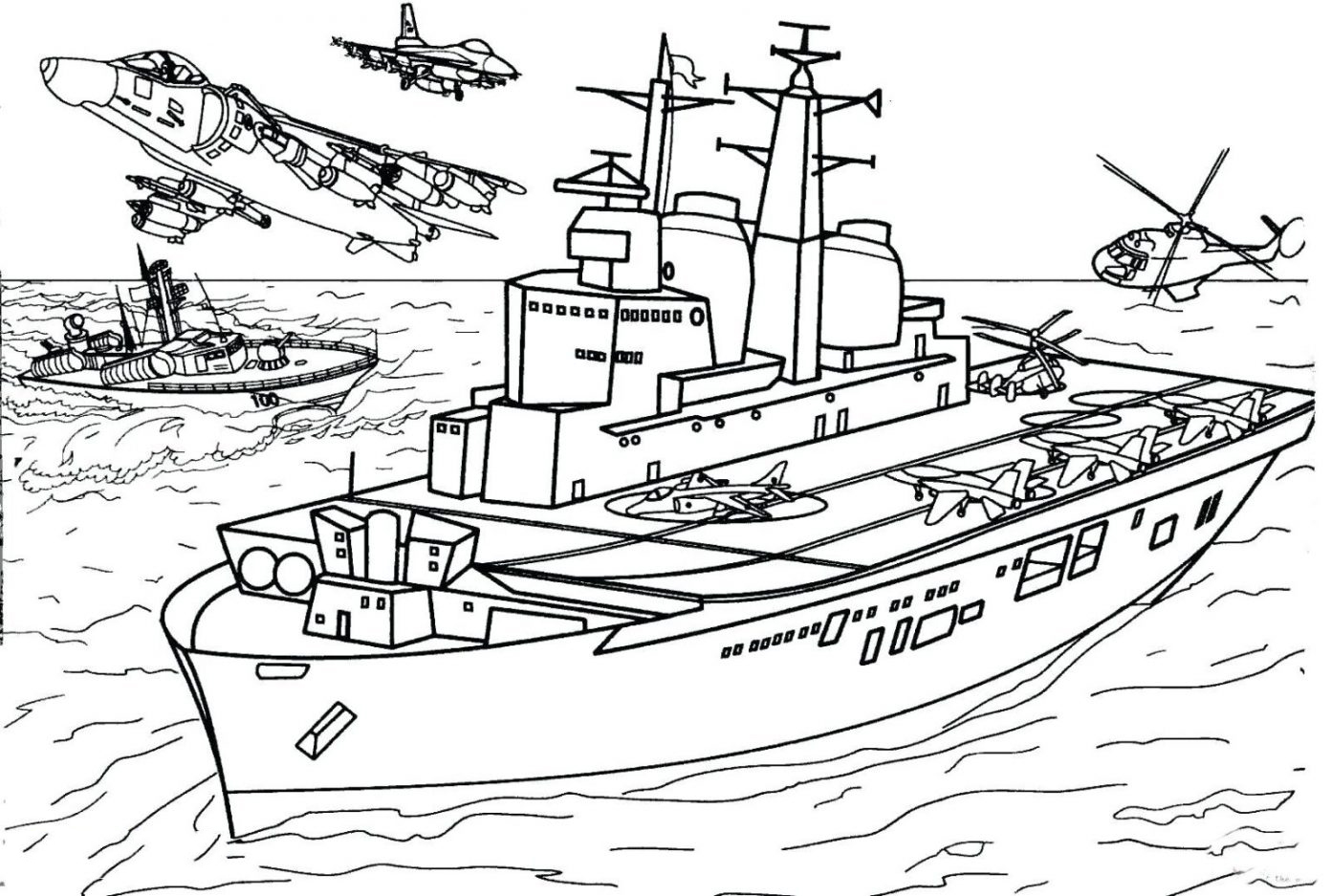 Chia sẻ với hơn 64 về tranh tô màu tàu chiến hay nhất  cdgdbentreeduvn