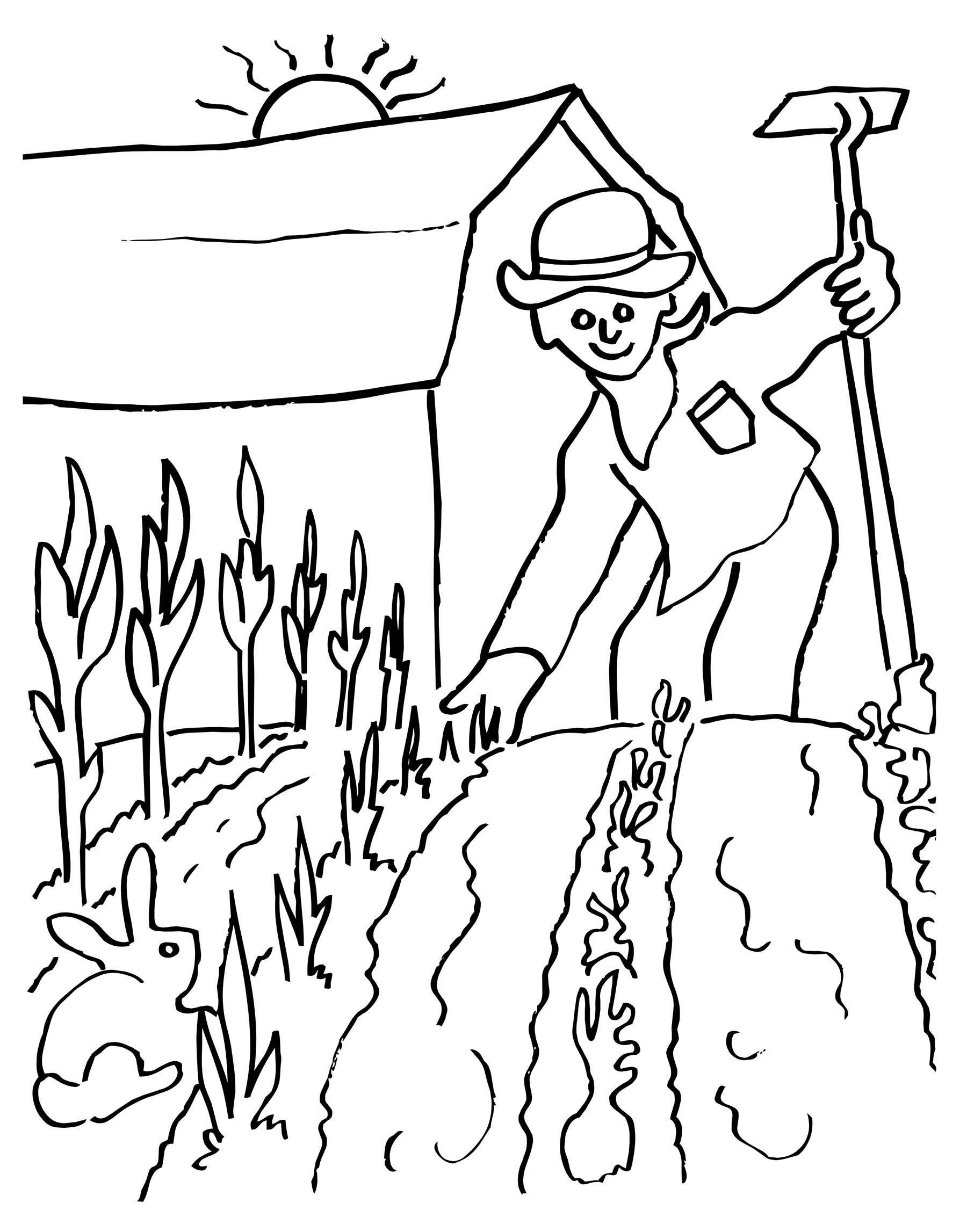 Vẽ Tranh Gặt Lúa Trồng Lúa Gánh Lúa Quê Em Đơn Giản