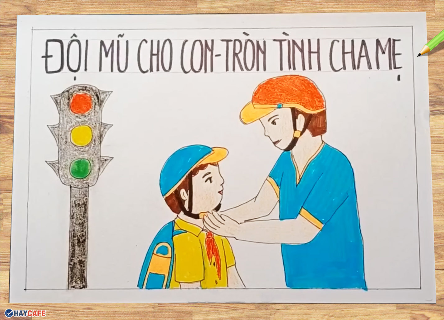 Phát động cuộc thi sáng tác tranh cổ động tuyên truyền đội mũ bảo hiểm dành  cho học sinh tiểu học năm 2021