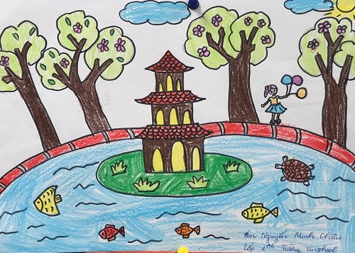 Hồ Gươm – biểu tượng của Hà Nội - là một trong những địa điểm giúp mang lại cho thành phố này sức hấp dẫn đặc biệt. Tận hưởng nét đẹp và tình cảm dành cho hồ này thông qua bức tranh về nó. Hãy xem hình và cảm nhận sự tuyệt vời của nó!
