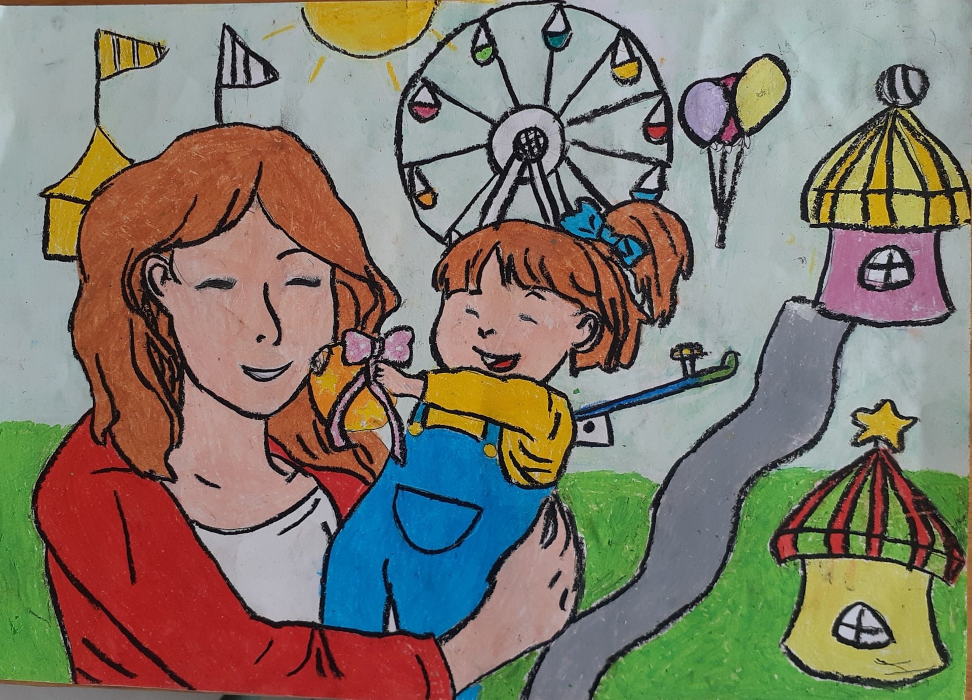 Vẽ Tranh Mẹ Của Em Đẹp Đơn Giản - Đề Tài Mĩ Thuật Học Sinh
