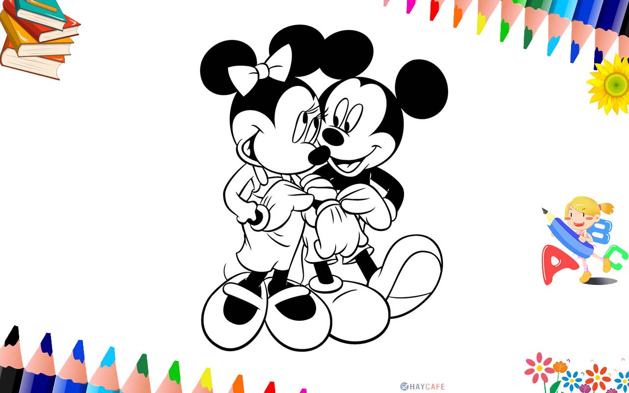 Tổng hợp các bức tranh tô màu chuột Mickey đẹp nhất cho bé  TRẦN HƯNG ĐẠO