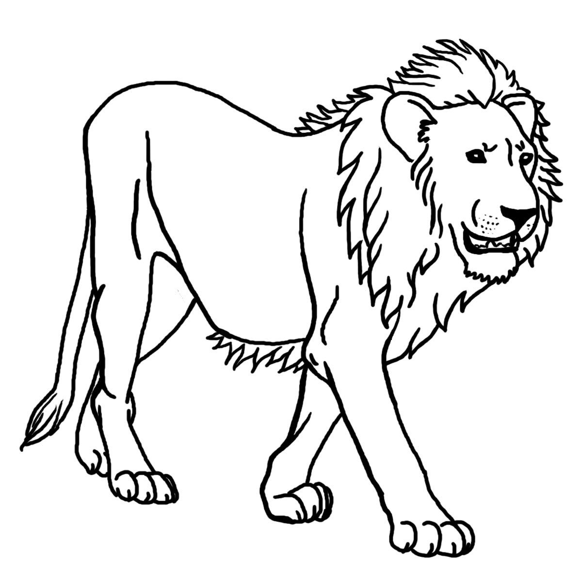 Tuyển tập tranh tô màu con sư tử oai phong mạnh mẽ cho bé   c3nguyentatthanhhpeduvn