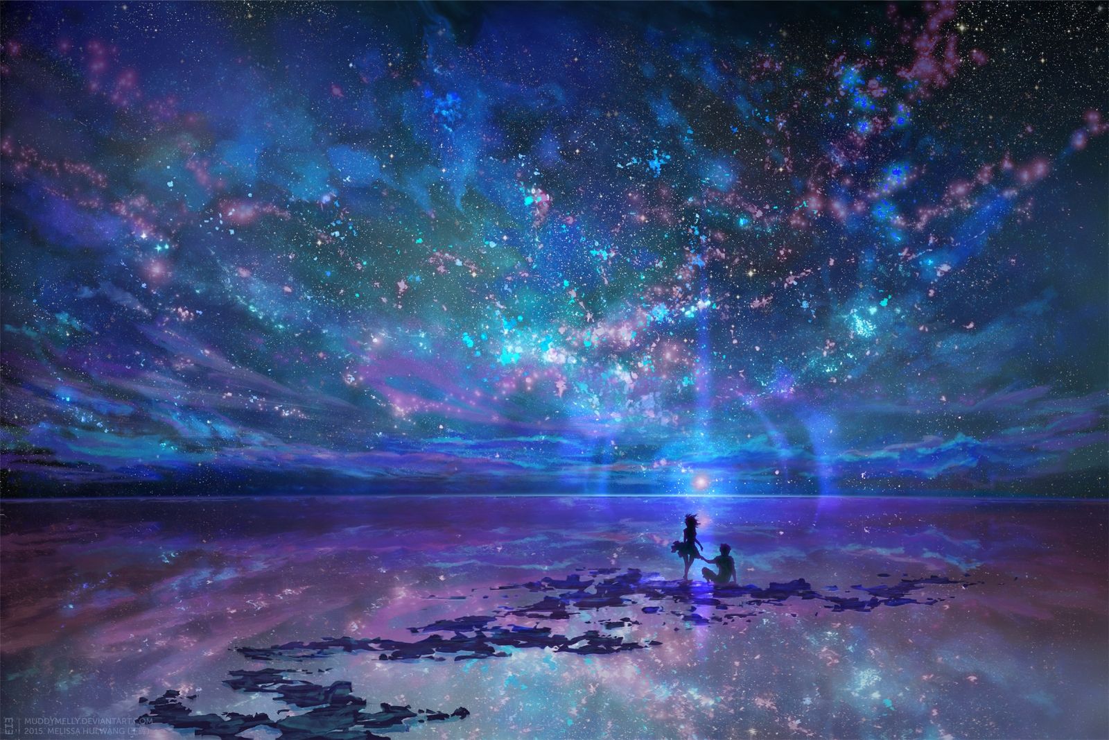 99+ Ảnh Bầu Trời Đêm Galaxy, Buồn, Anime Đầy Sao Đẹp Lung Linh