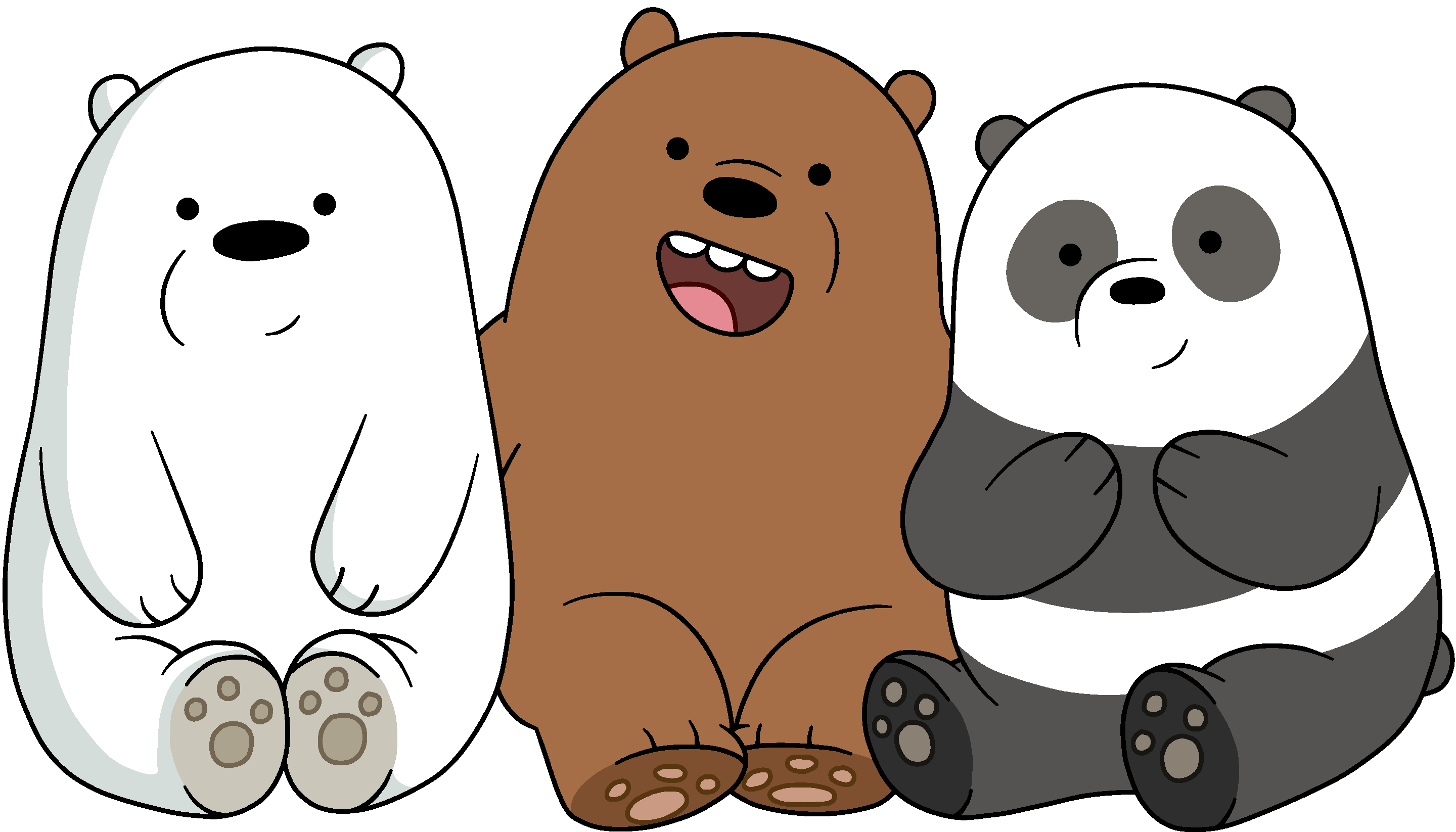 Sticker Chú Gấu Bare Bears 29 Free Corel Crd  KhoThietKeNet