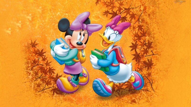 Ảnh vị Donald cùng chuột Mickey