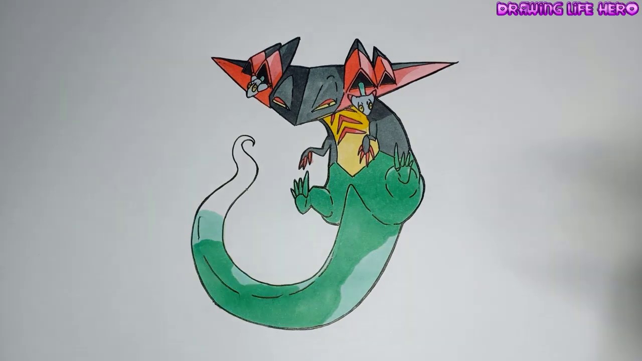 Cách Vẽ pokemon huyền thoại Primal Kyogre Bửu Bối Thần Kỳ  YouTube