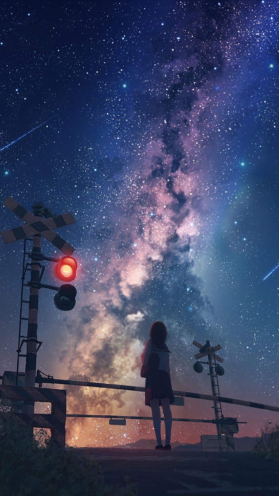 Sưu tầm 699 ảnh bầu trời đêm đẹp anime siêu đẹp mới nhất 2023  Cấp  Nước Lào Cai