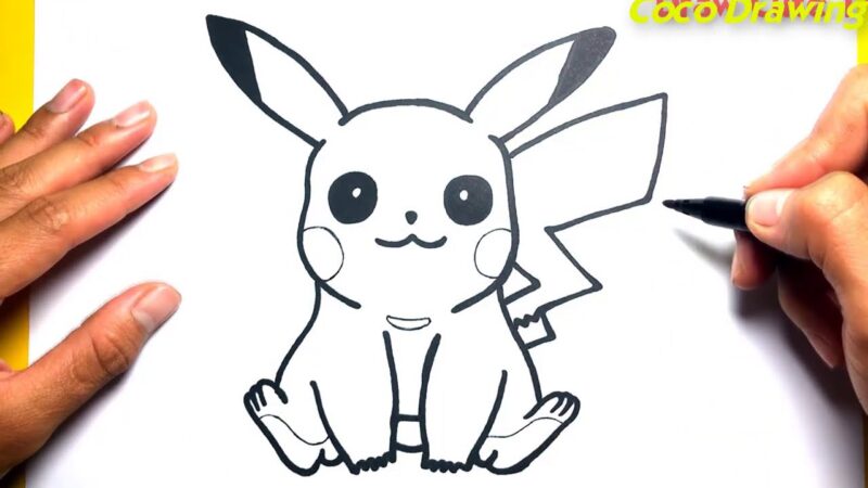 Hình Vẽ Pokemon, Cách Vẽ Pokemon Cute Đơn Giản, Dễ Vẽ - Th Điện Biên Đông