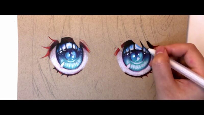 Cách vẽ mắt anime dễ nhất
