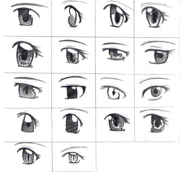 Cách vẽ mắt anime đẹp