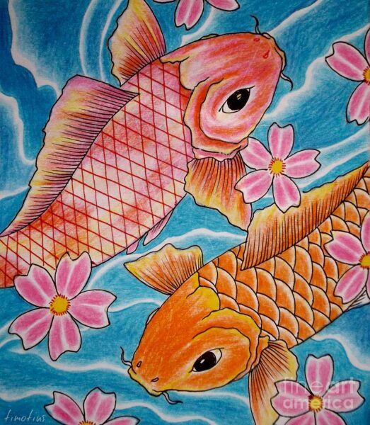 Hình Vẽ Cá Chép, Cách Vẽ Cá Chép Đơn Giản, Dễ Vẽ - Th Điện Biên Đông
