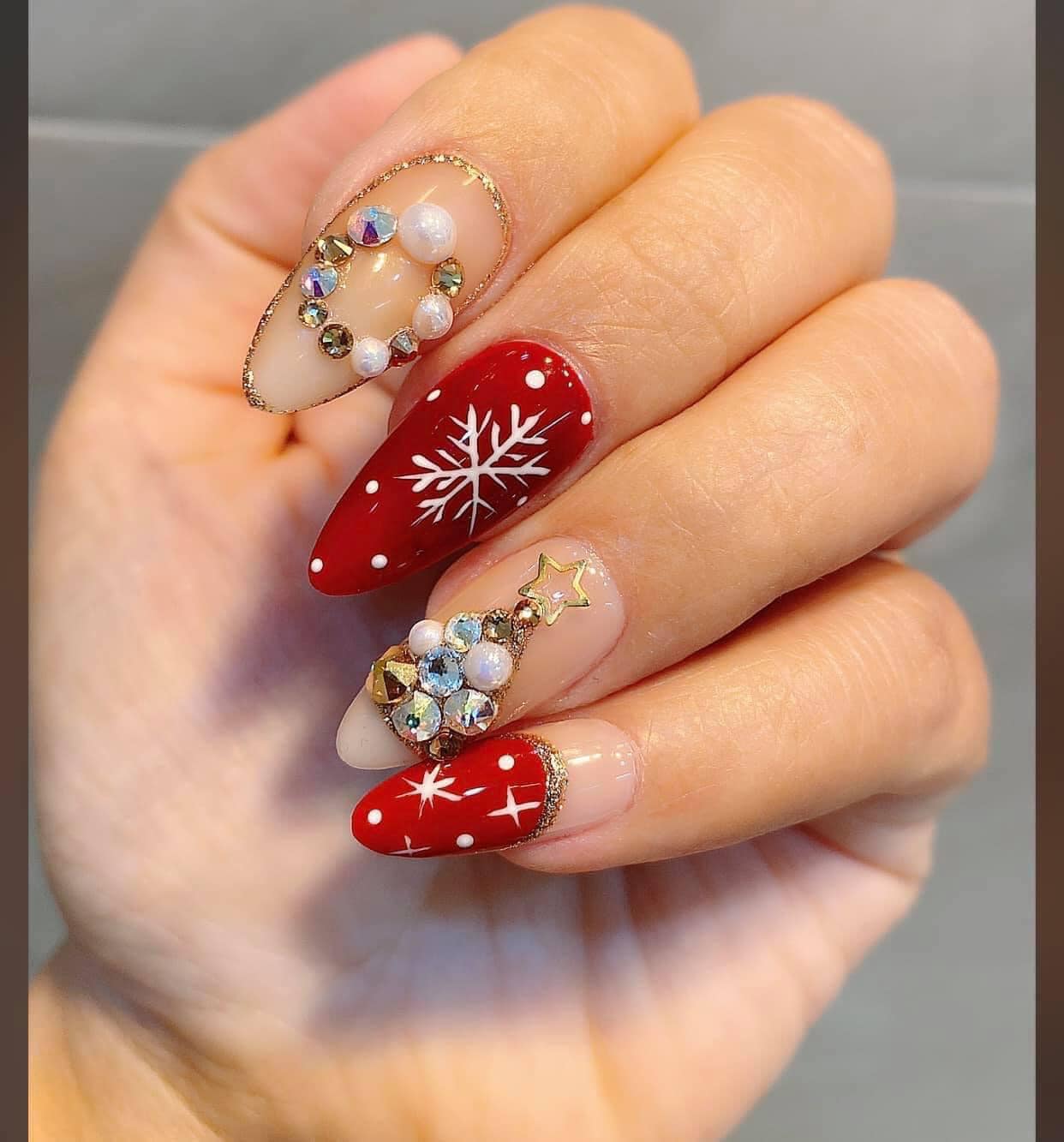 69 mẫu nail Noel 2023 đẹp đơn giản cho mùa giáng sinh an lành