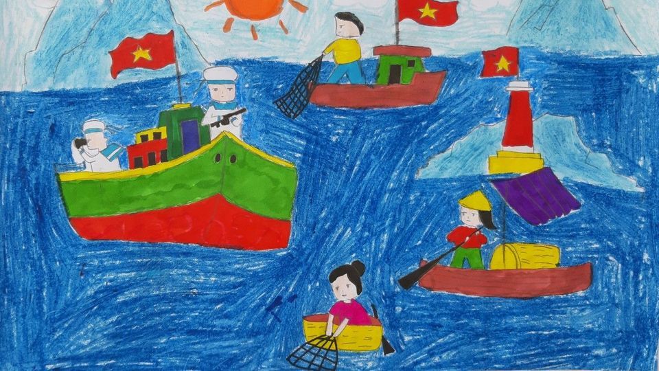 Vẽ Tranh Biển Đảo Trường Sa Việt Nam Đơn Giản, Ý Nghĩa
