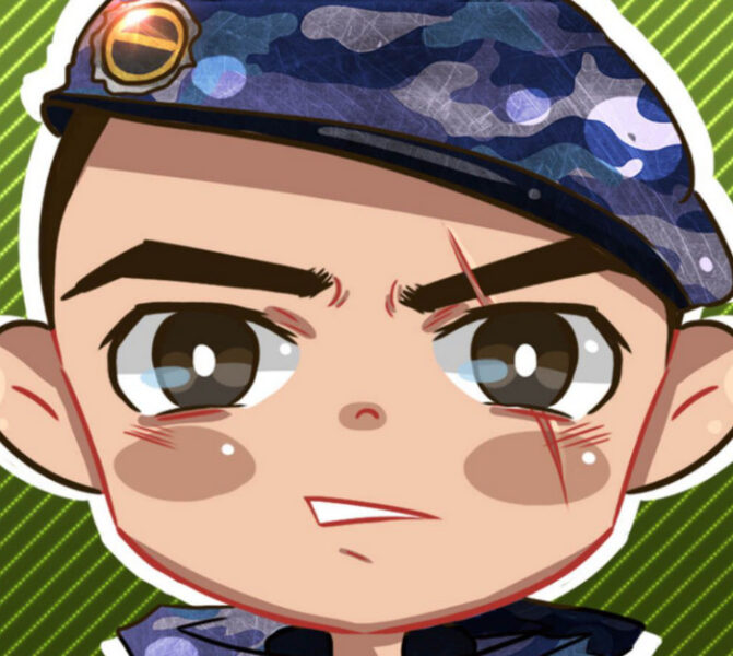 Ảnh avatar ff chibi boy quân nhân