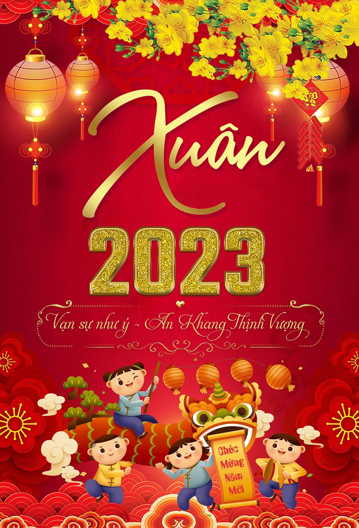 Hình Ảnh Chúc Mừng Năm Mới 2023 Đẹp, Rộn Ràng Khoe Sắc