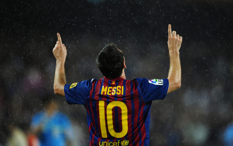 Ảnh Messi làm biểu tượng ăn mừng