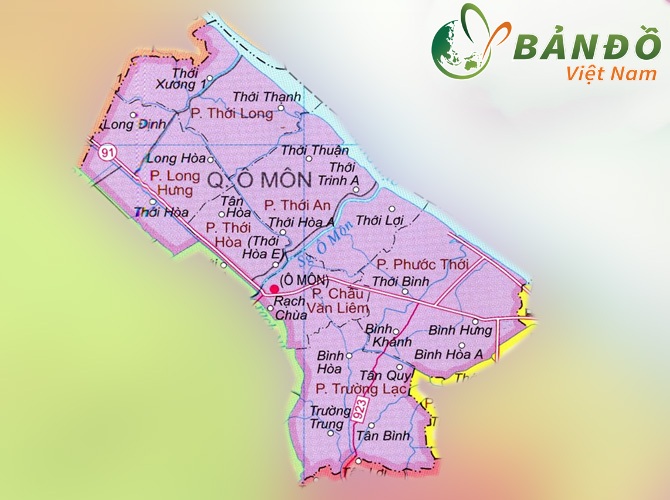 Tỉnh Ô Môn (Cần Thơ) có diện tích lớn nhất Việt Nam
