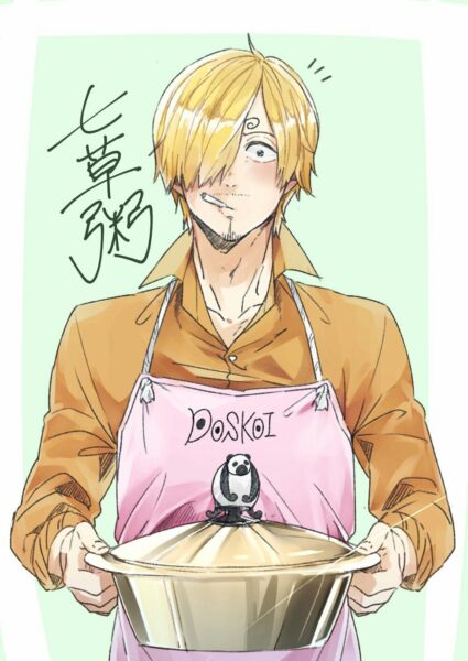 hình ảnh Sanji nấu ăn